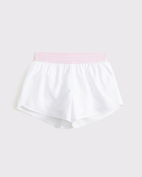 ypb logo shorts, White view 2