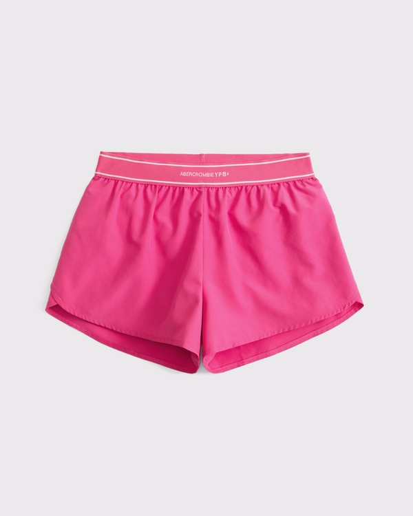 ypb logo shorts, Pink view 1