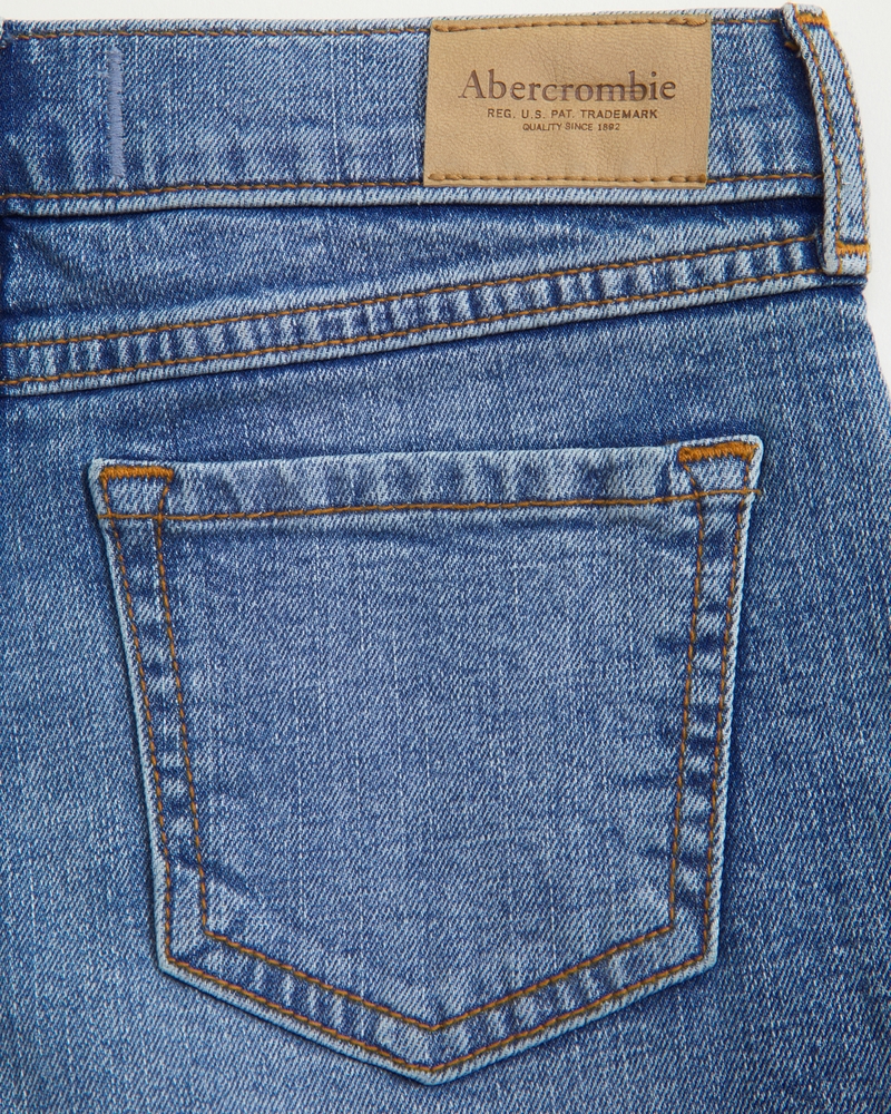 low rise midi shorts