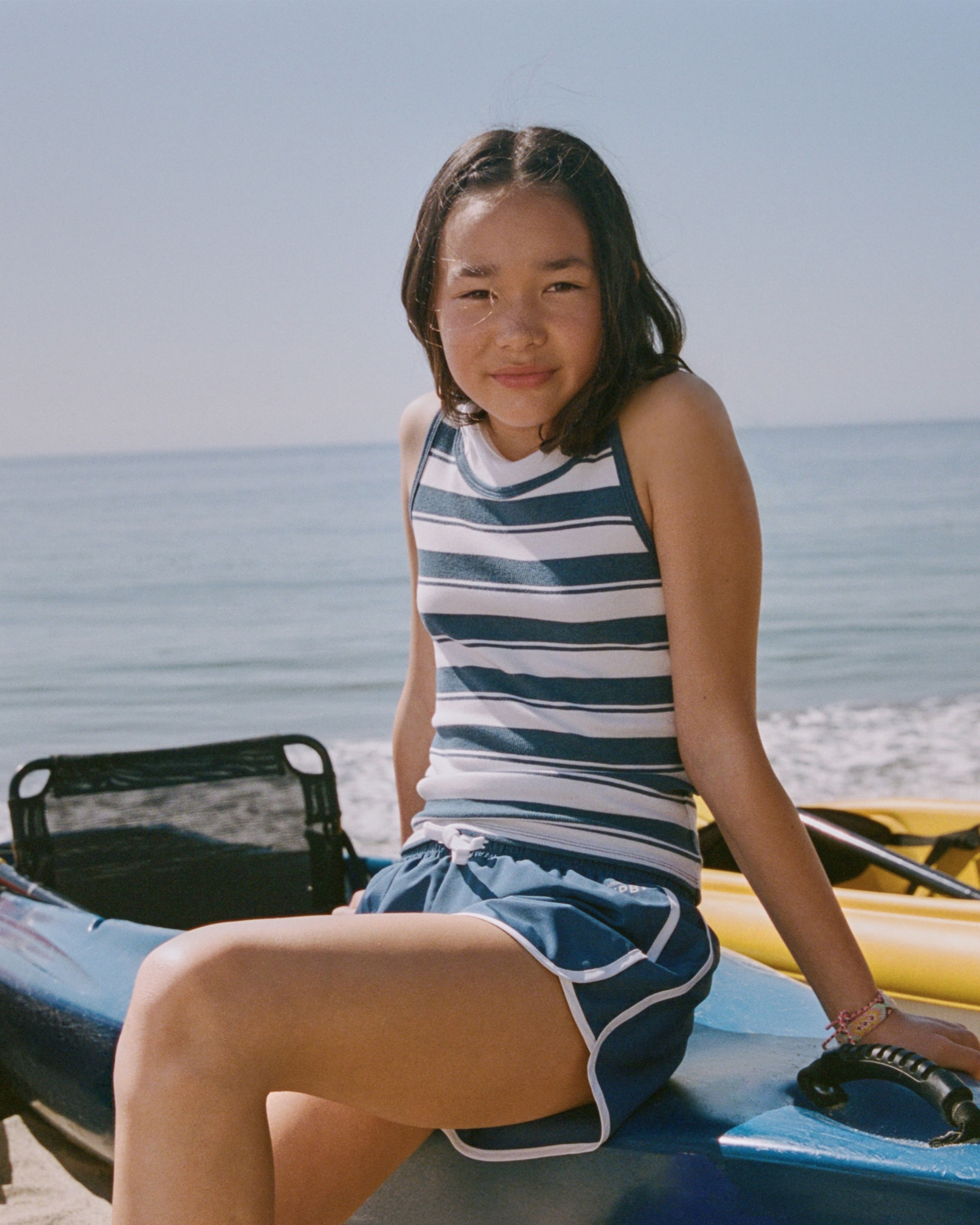 Abercrombie & Fitch Kids' Ypb Track Shorts In Blue