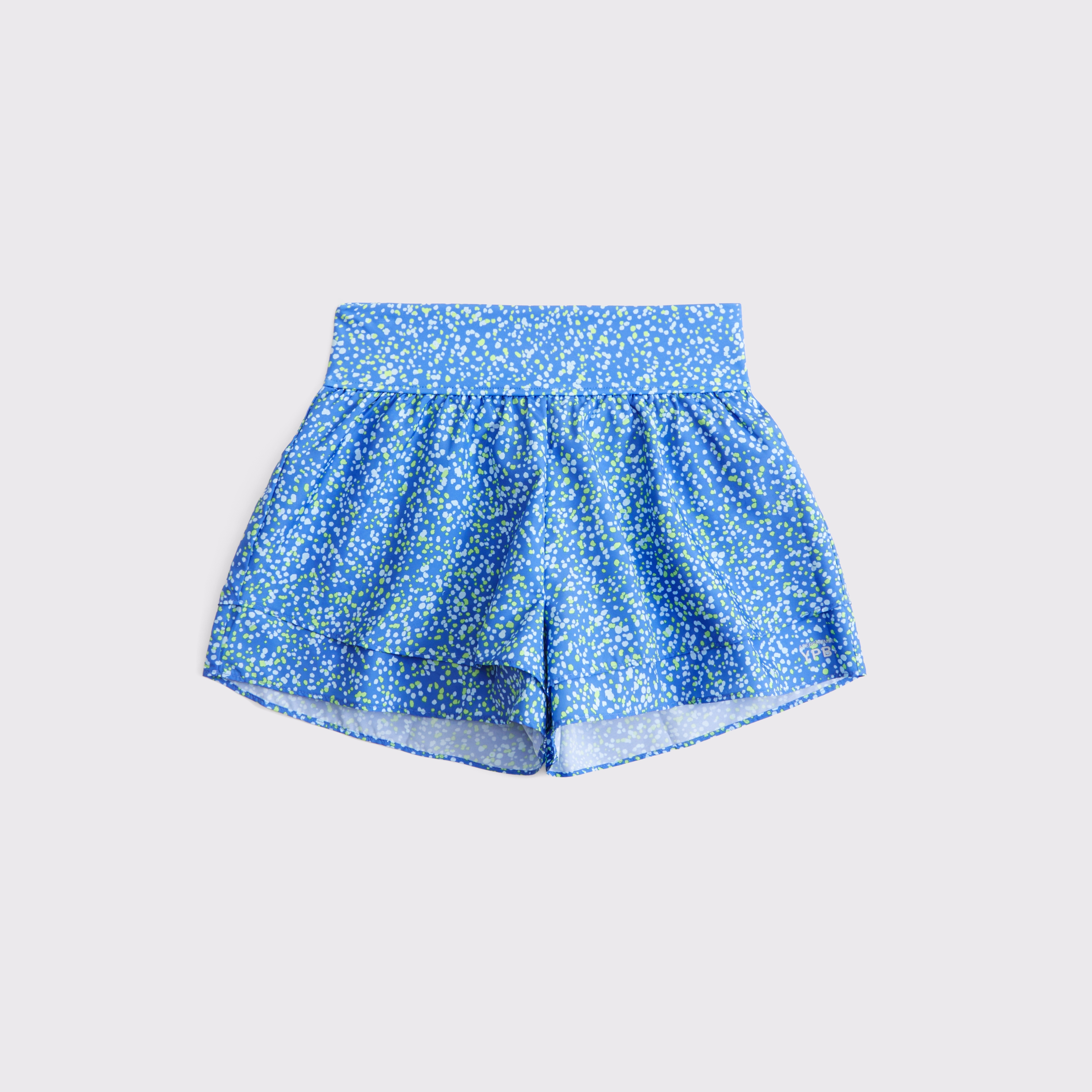 Abercrombie & Fitch Ypb Ruffle Shorts In Blue