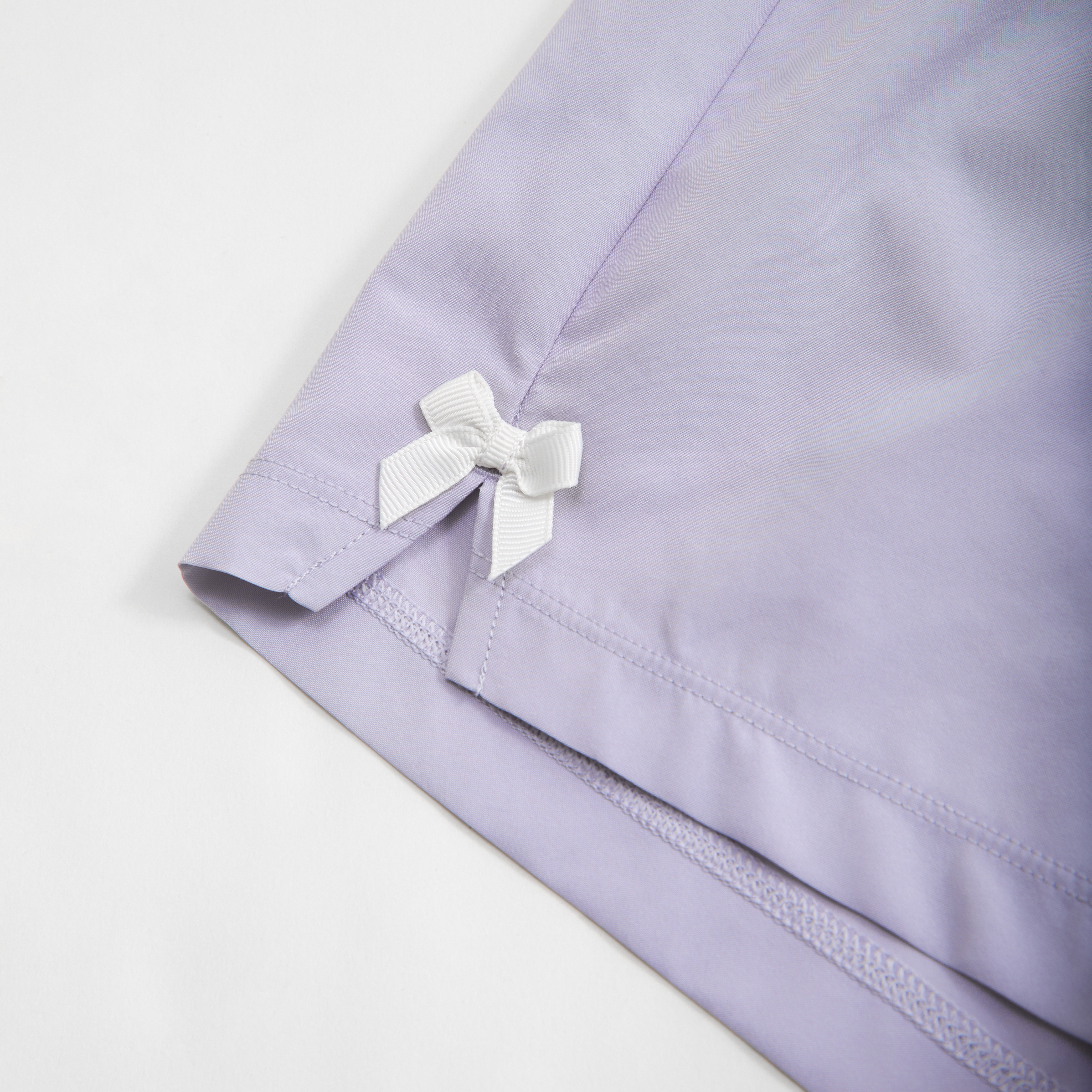 Abercrombie & Fitch Ypb High Rise Bow Shorts In Purple