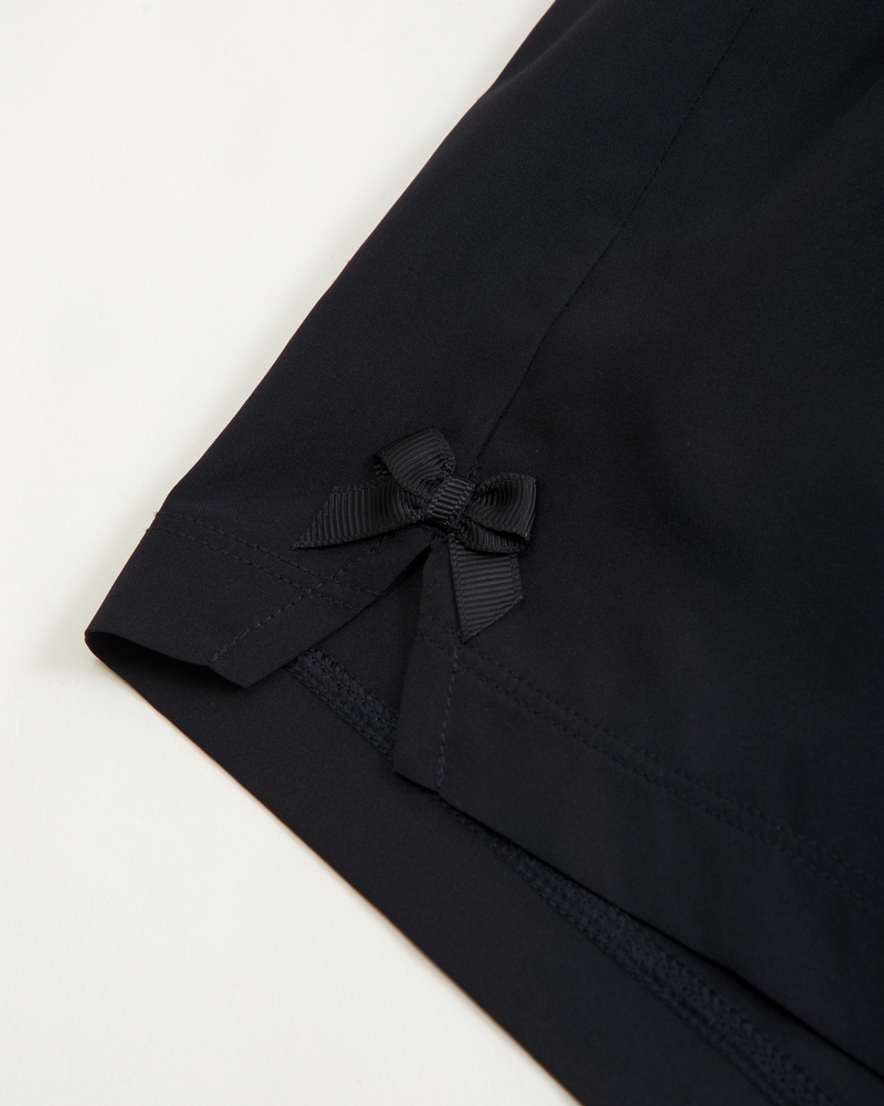 ypb high rise bow shorts