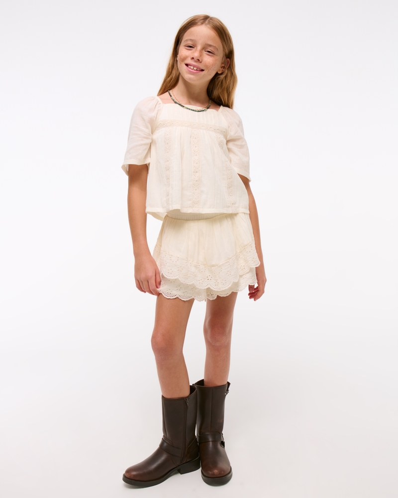 ruffle shorts