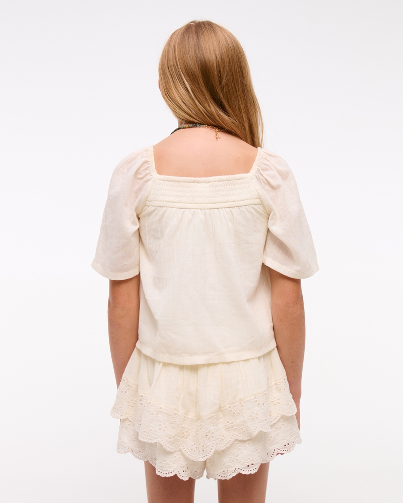 ruffle shorts