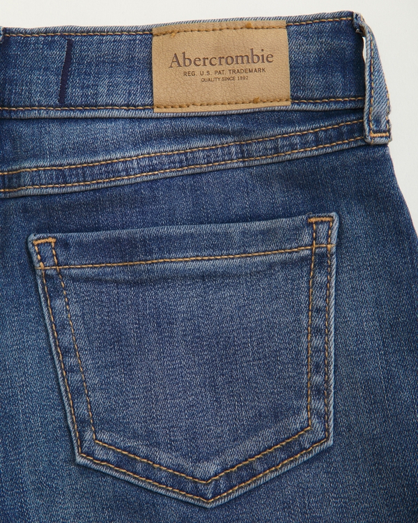low rise midi shorts