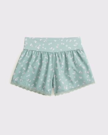 ypb lace-trim active shorts from Abercrombie & Fitch - $11.99