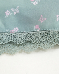 ypb lace-trim active shorts