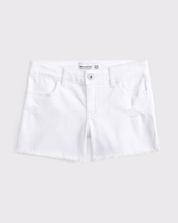 low rise midi shorts