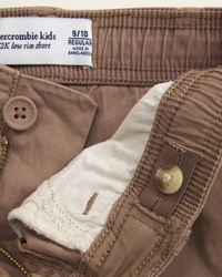 y2k low rise twill shorts