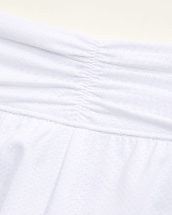 shorts plisados YPB, Blanco view 2