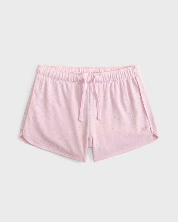 ypb lace shorts, Light Pink view 1