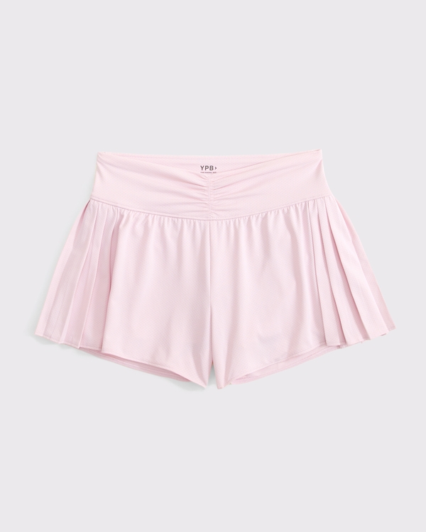 ypb pleated shorts, Pale Lilac view 1