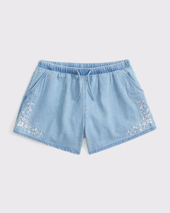 ultra lightweight denim shorts from Abercrombie & Fitch - $29.96