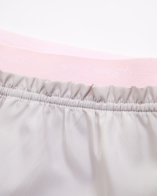 ypb logo waistband shorts, Light Gray view 2