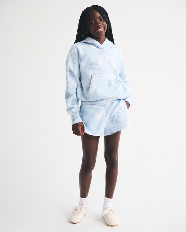 essential sunday short, Powder Blue Pattern view 1