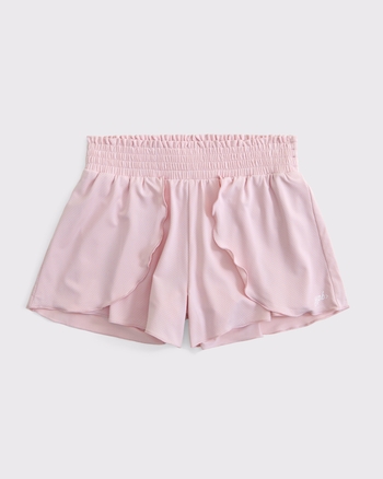 ypb ruffle lettuce hem shorts