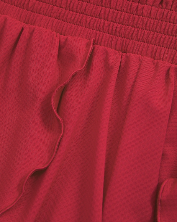 ypb ruffle lettuce hem shorts