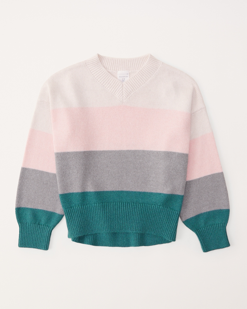 Abercrombie striped clearance sweater