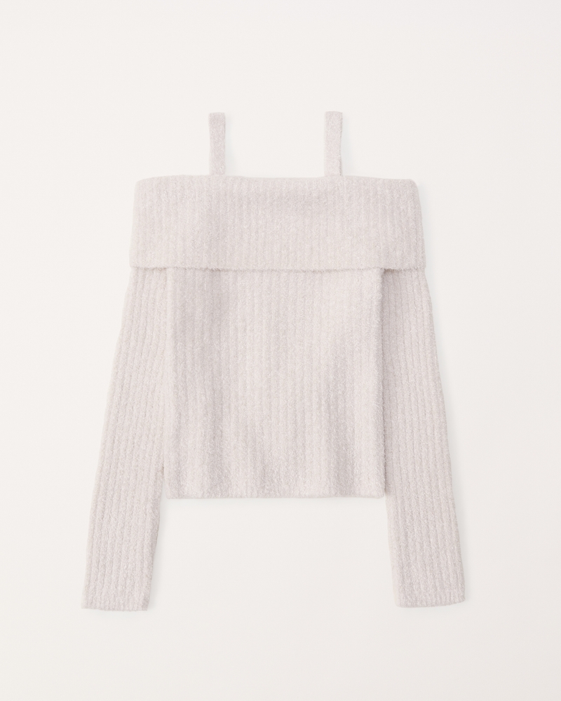 Girls off the hot sale shoulder sweater