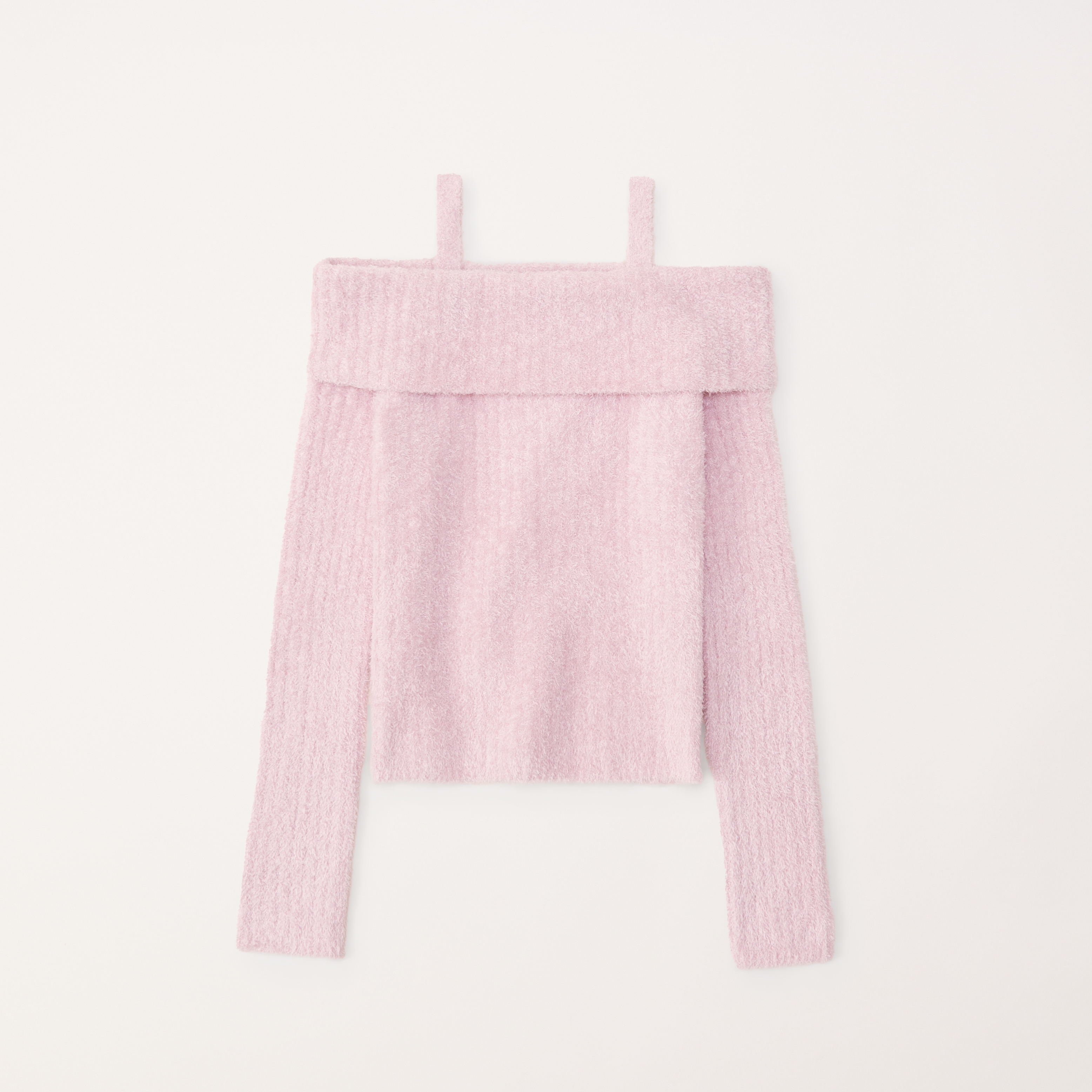 Light pink off shop the shoulder sweater