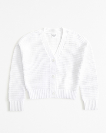 Madchen Kurzer strukturierter Cardigan Madchen angebote Abercrombie