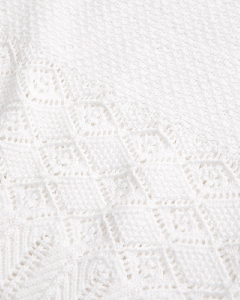 cropped sweater vest