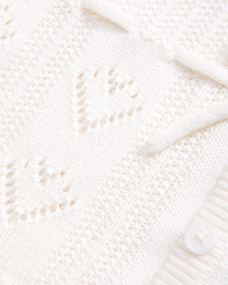 babydoll heart stitch sweater