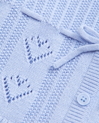 babydoll heart stitch sweater