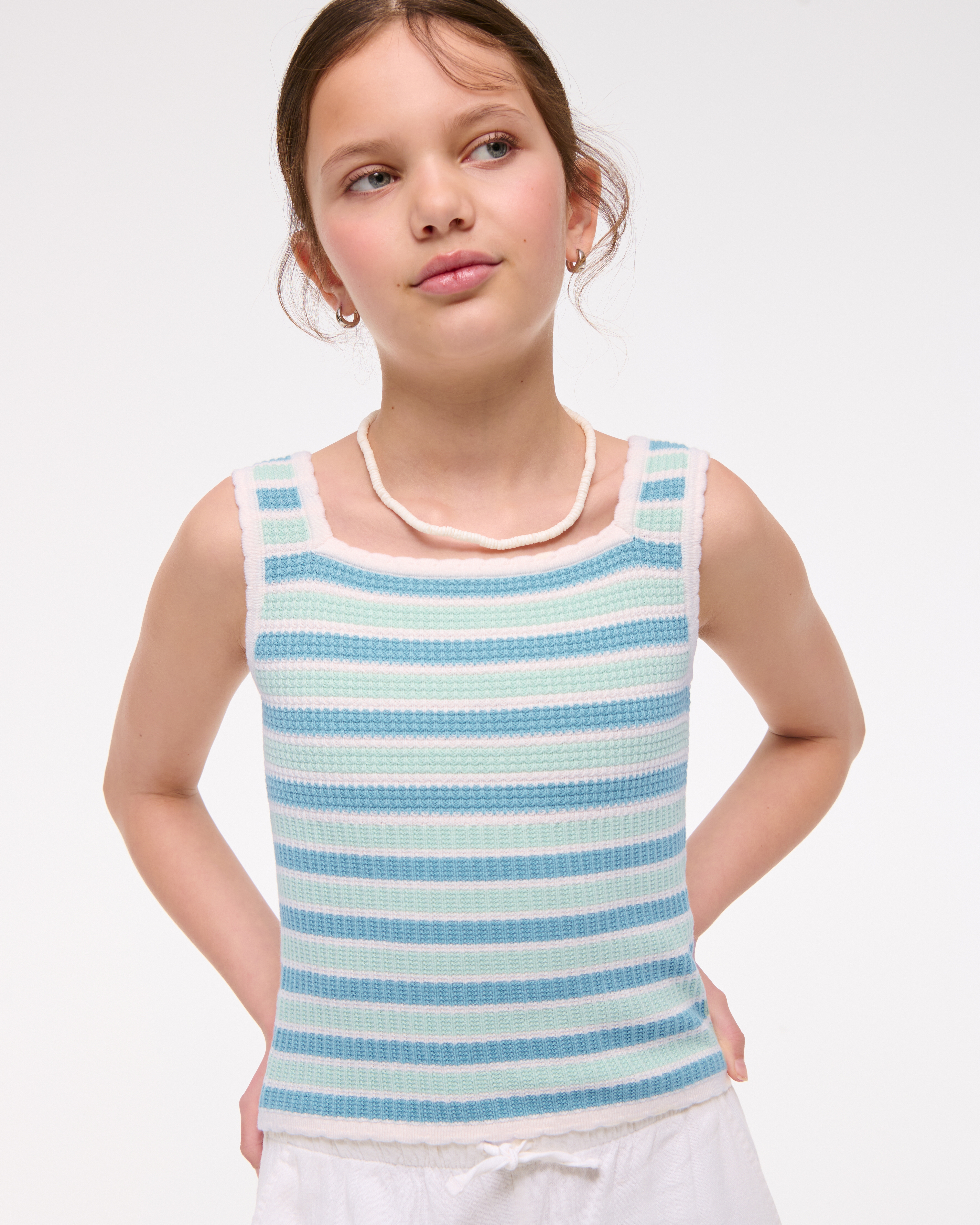 Abercrombie & Fitch Sweater Tank In Green