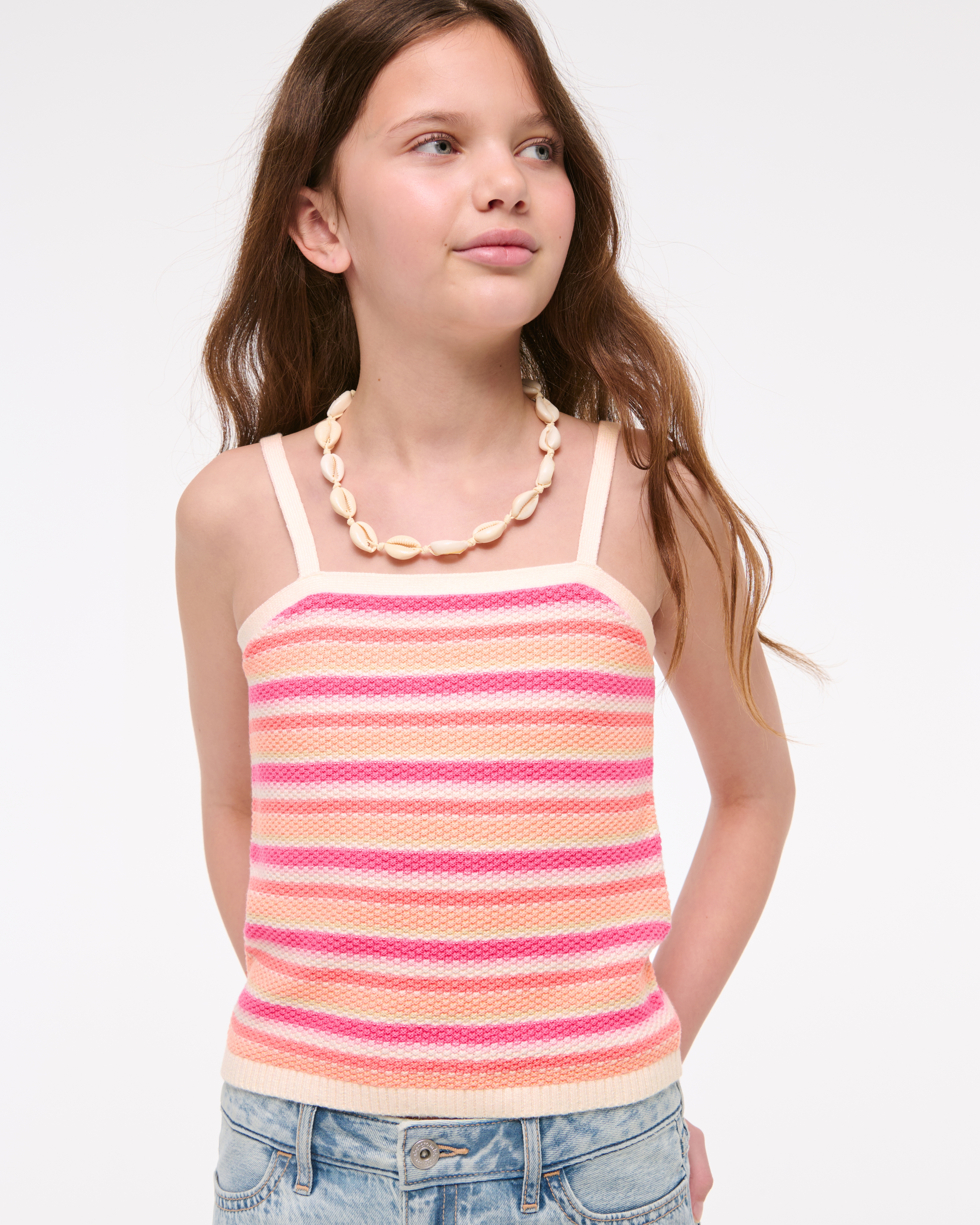 Abercrombie & Fitch Sweater Tank In Multi