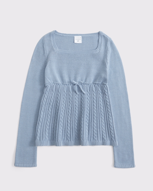 babydoll sweater, Blue view 1