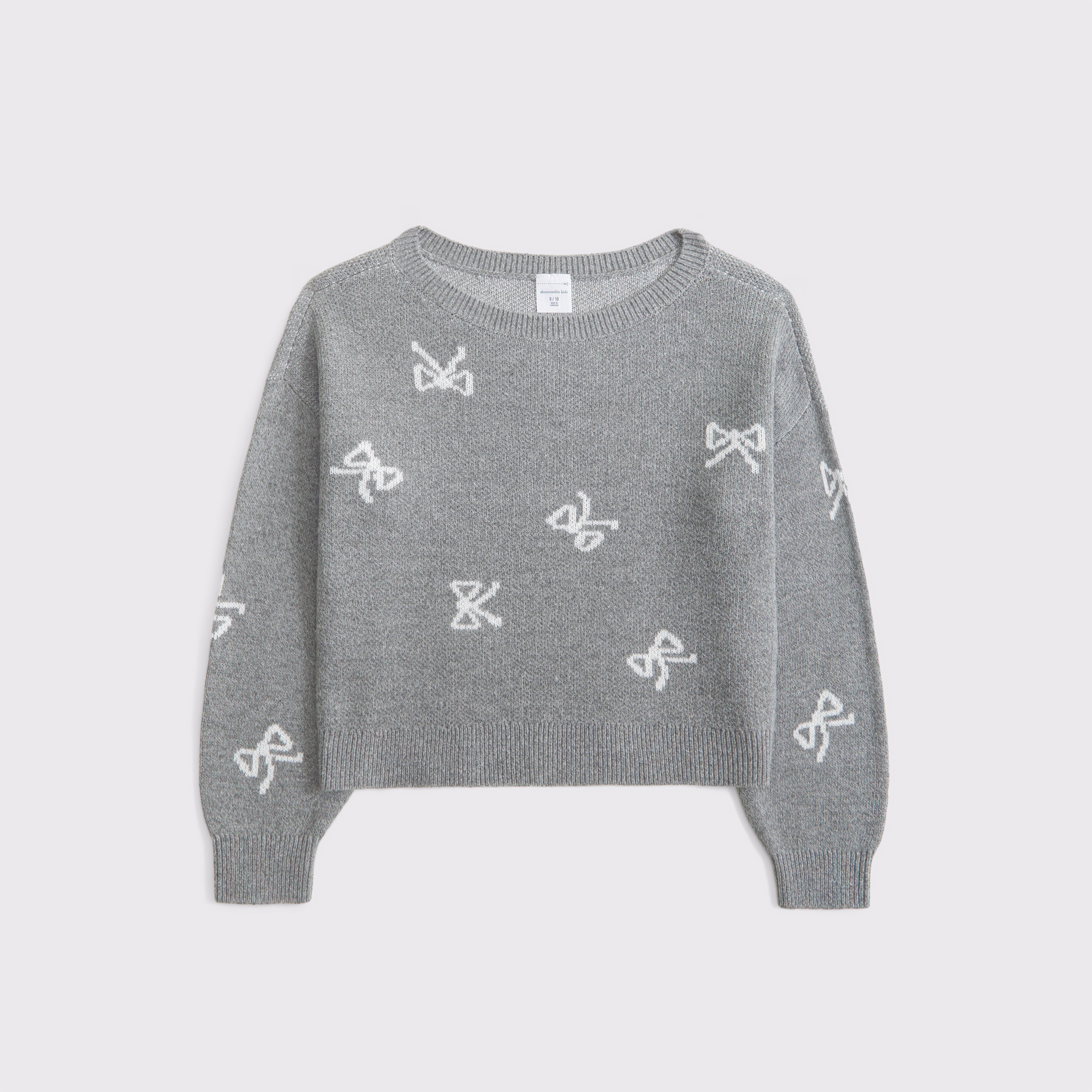 Abercrombie & Fitch Kids' Off-the-shoulder Bow Sweater