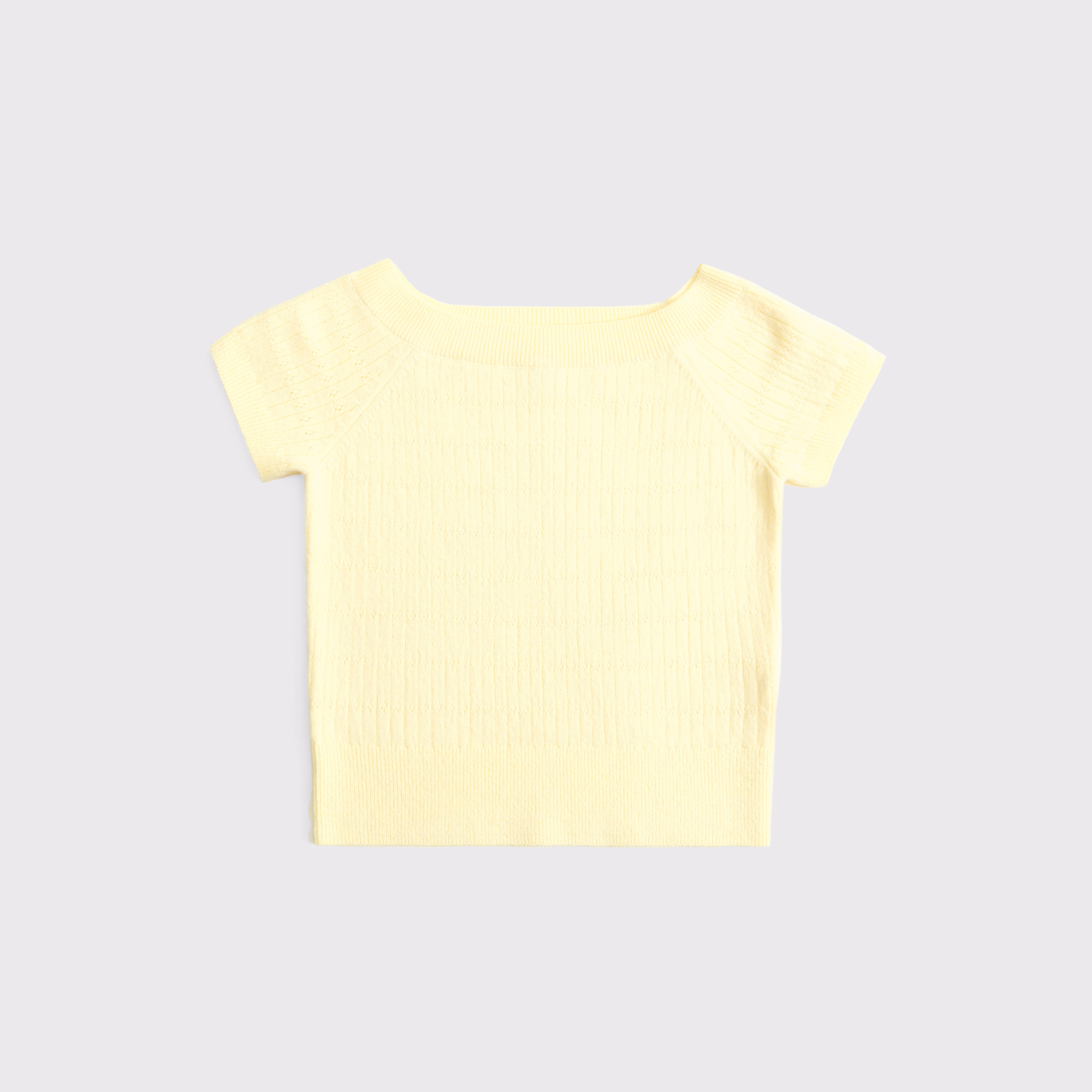 Abercrombie & Fitch Kids' Slim Sweater Top In Yellow