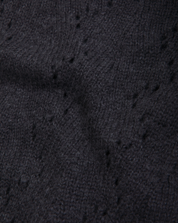 stitched crew sweater, Dark Gray view 2