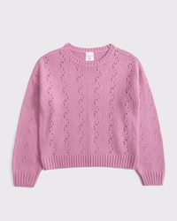 stitched crew sweater