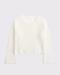 stitched crew sweater