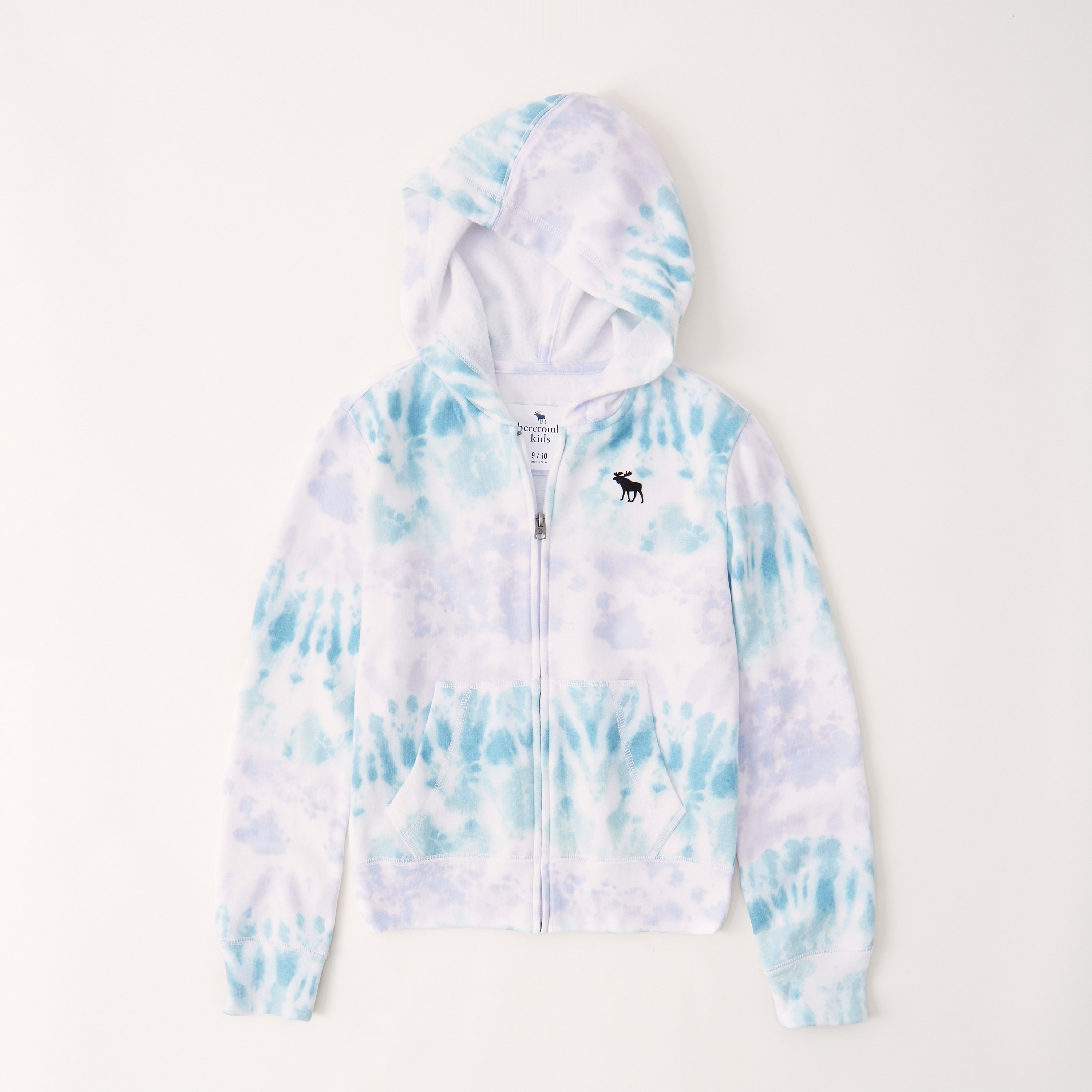 tie-dye zip-up icon hoodie | girls tops 