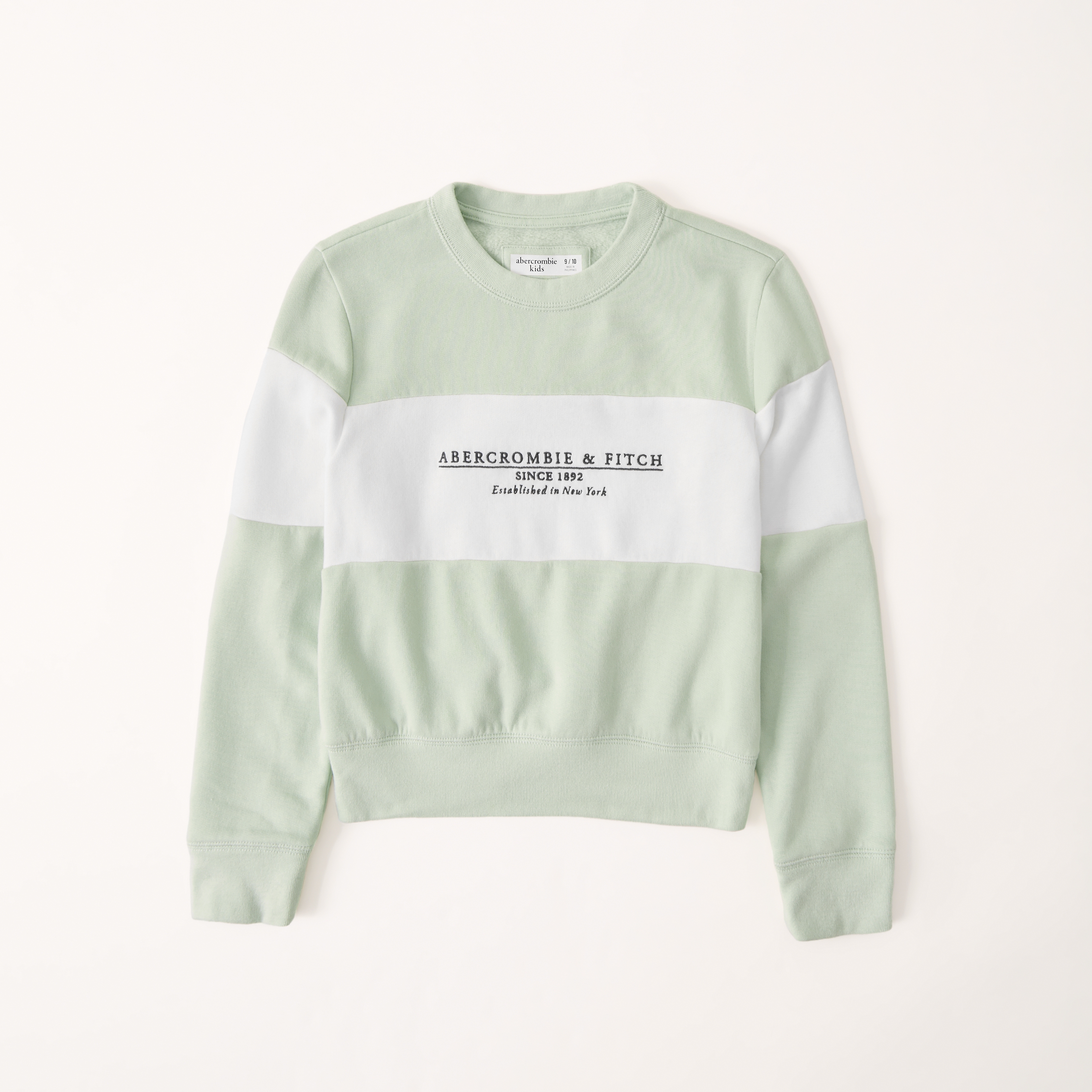 Abercrombie colorblock sweatshirt sale