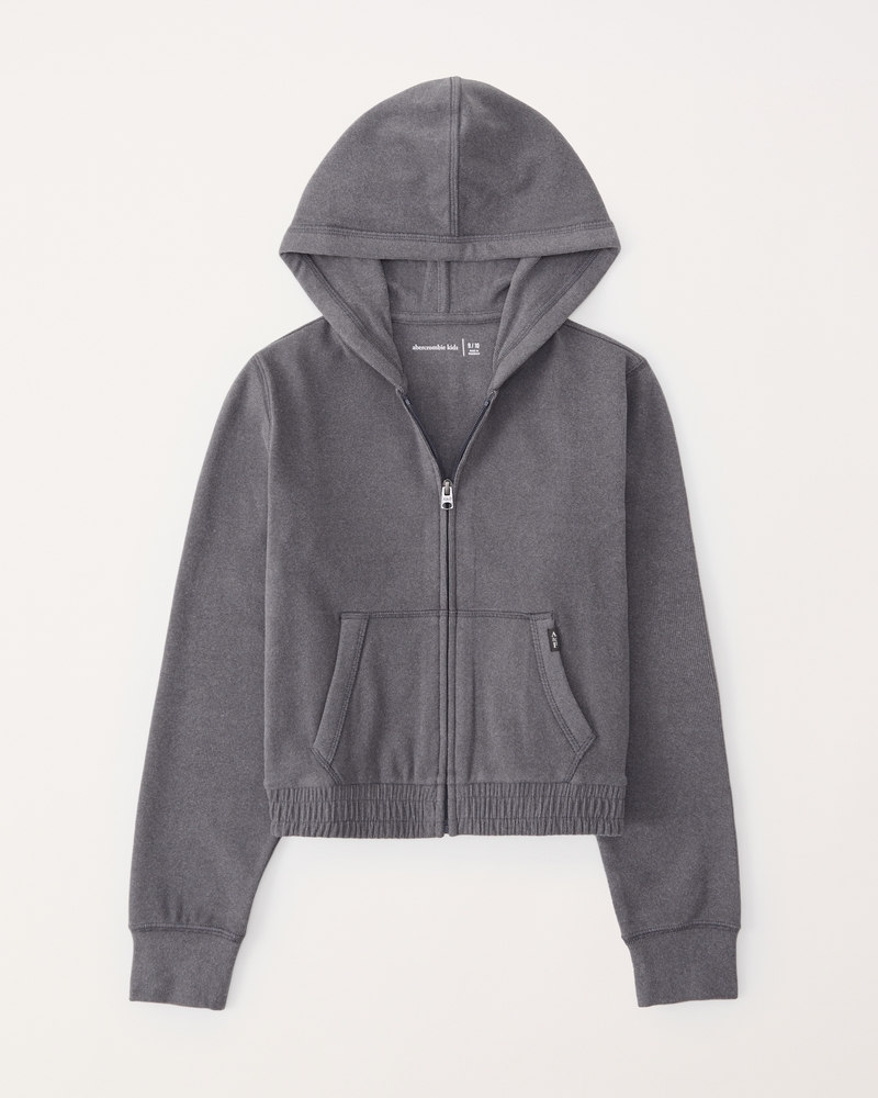 Cropped on sale zip hoodie