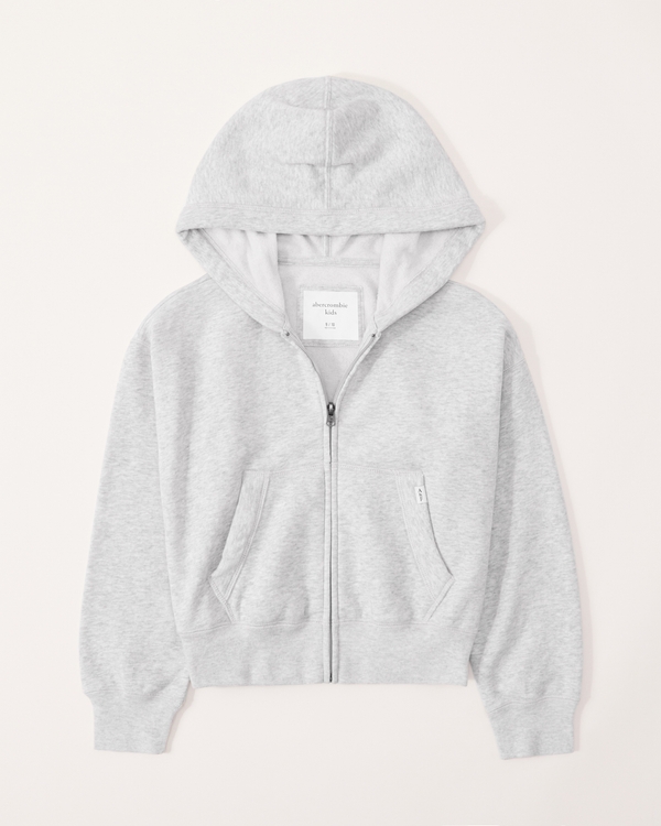 girls zip up hoodies | abercrombie kids
