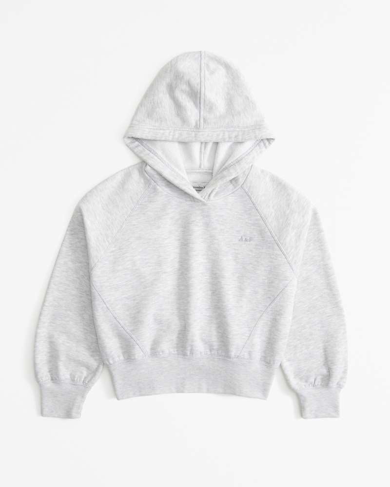 Hollister hoodie in white with chest logo