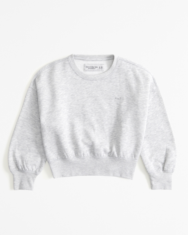 girls crewneck sweatshirts | abercrombie kids