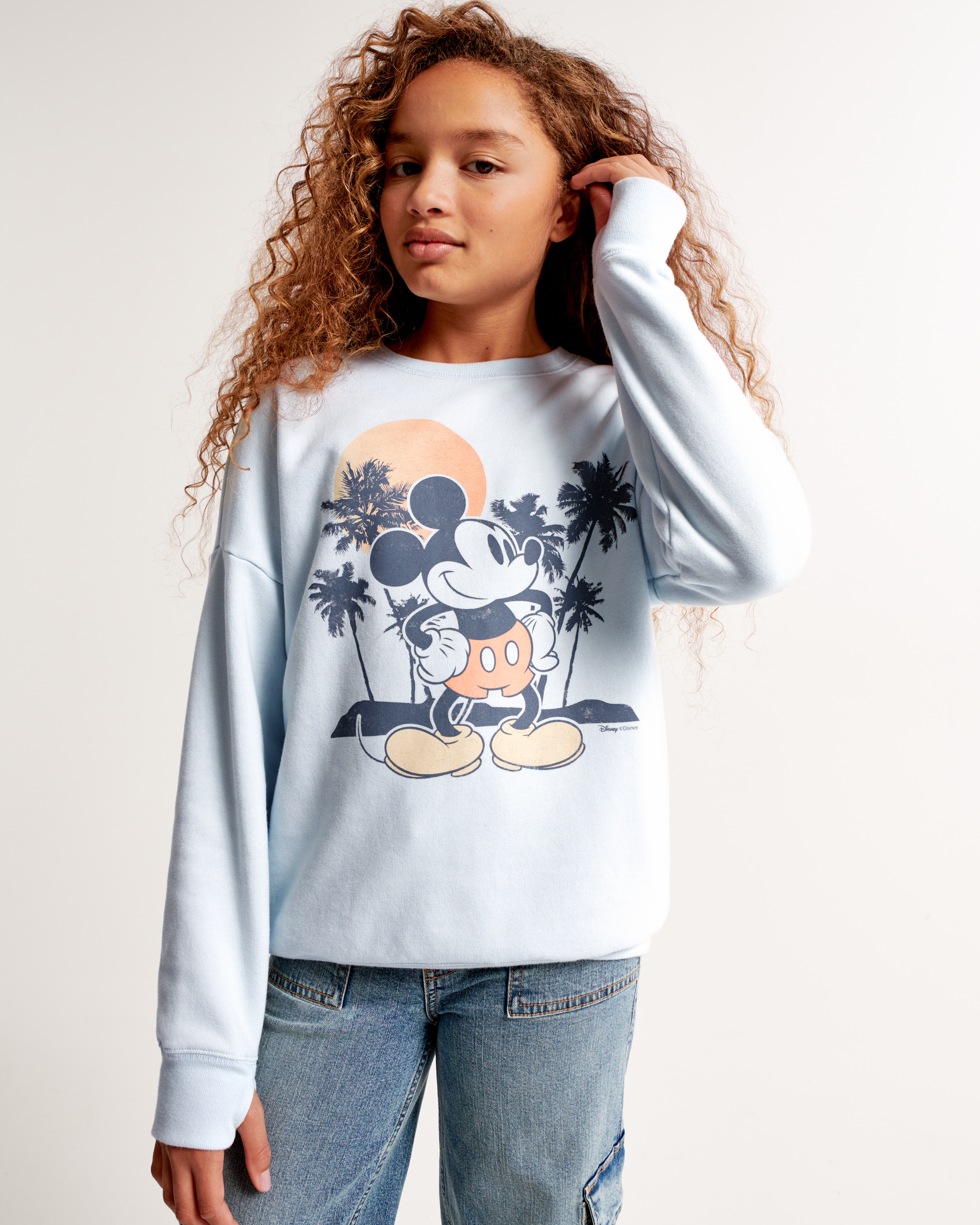 Pull and bear outlet mickey mouse sweatshirt