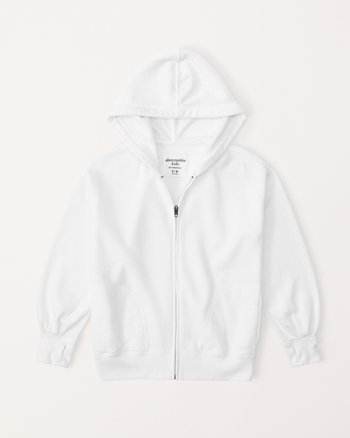 girls essential sunday legging-friendly full-zip hoodie
