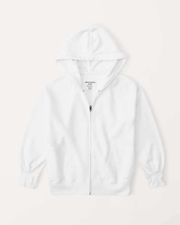 essential sunday legging-friendly full-zip hoodie