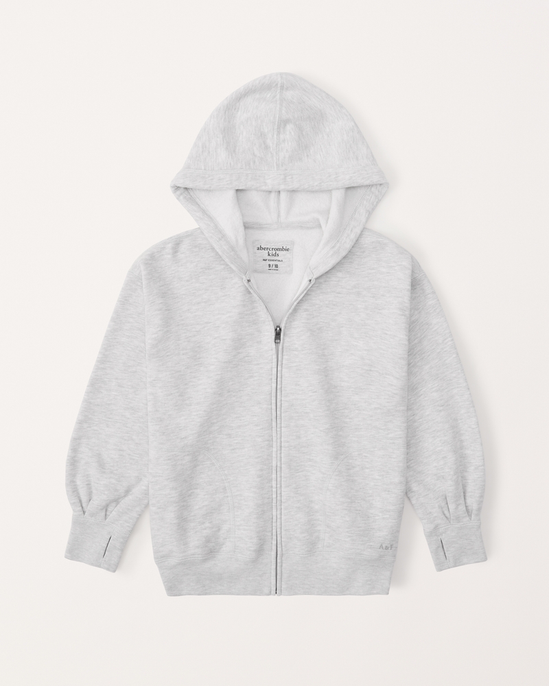 essential sunday legging friendly full zip hoodie