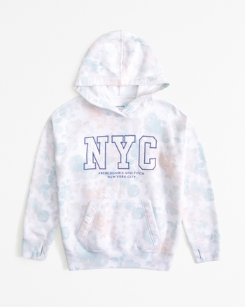 Nauty Blue Conjunto De Dos Piezas Con Capucha Y Sudadera Con Capucha Tie Dye - Ropa Para Niñas De 6 A 16 Años, 19223
