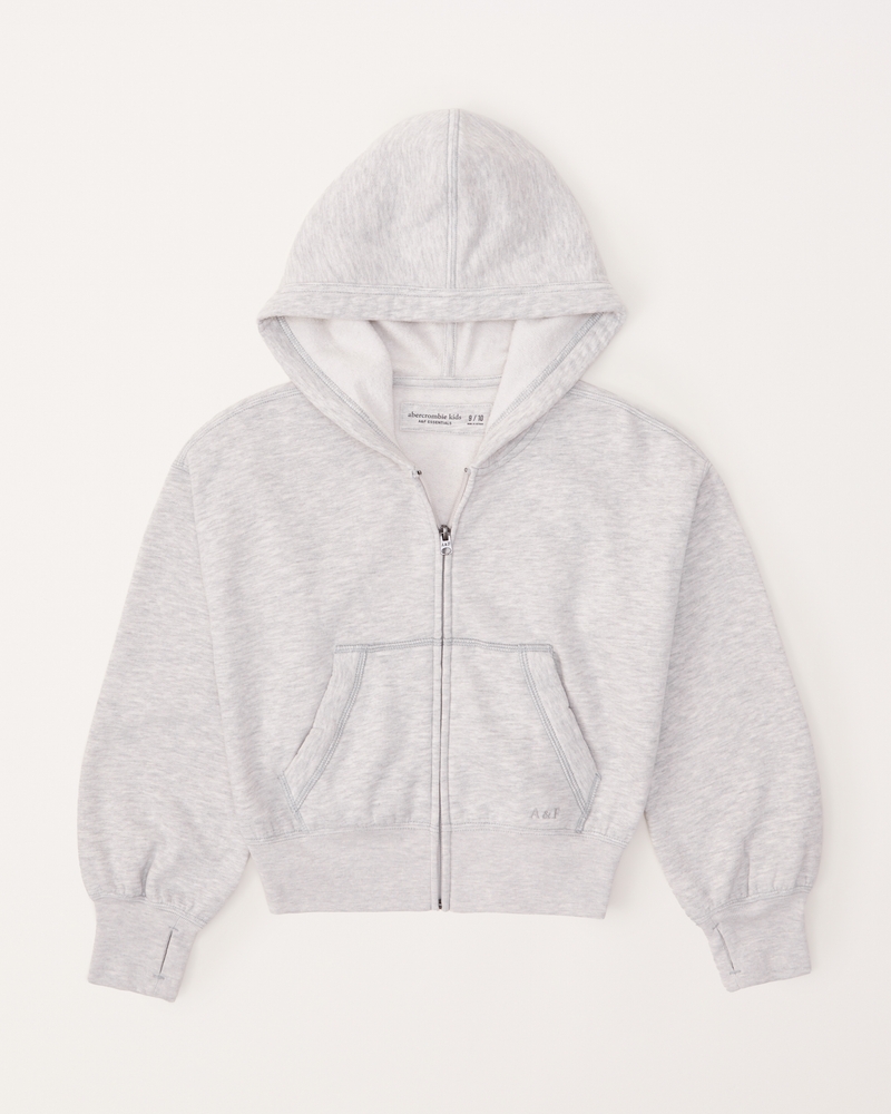 essential sunday wedge full zip hoodie