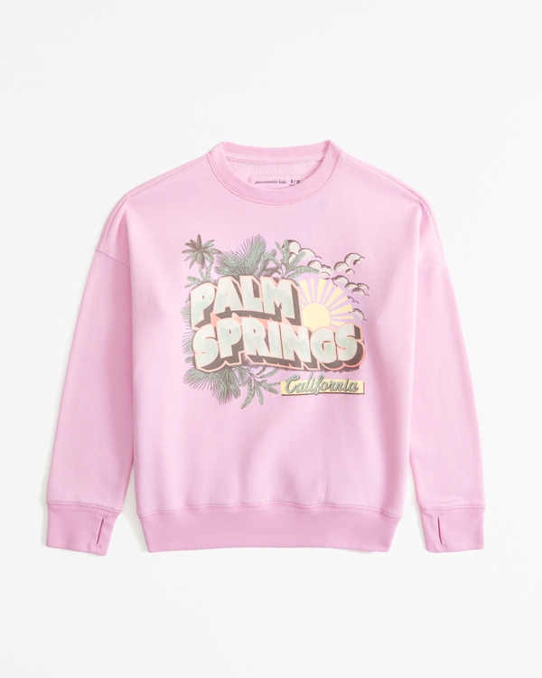 destination crew sweatshirt, Pink